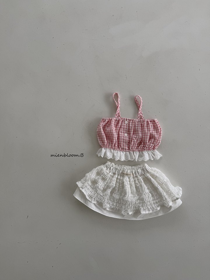 Mienbloom B - Korean Children Fashion - #designkidswear - Kids Tencel Skirt - 4