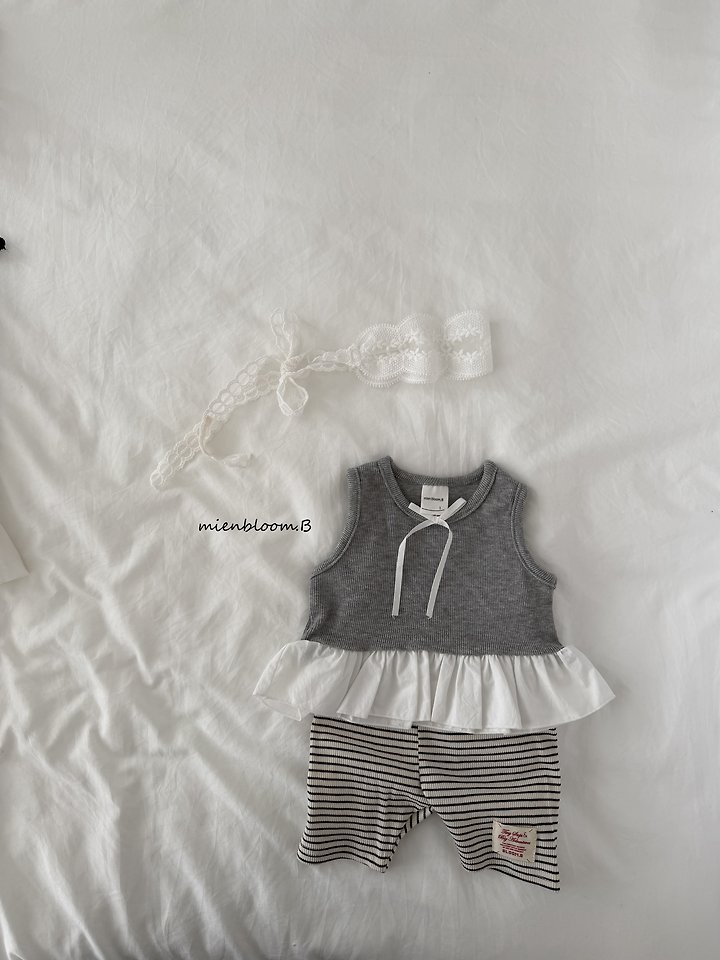 Mienbloom B - Korean Children Fashion - #discoveringself - Kids Lua Ribbon Tee - 7