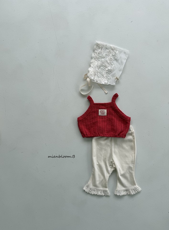 Mienbloom B - Korean Children Fashion - #fashionkids - Kids Modal Lace Bootcut - 9
