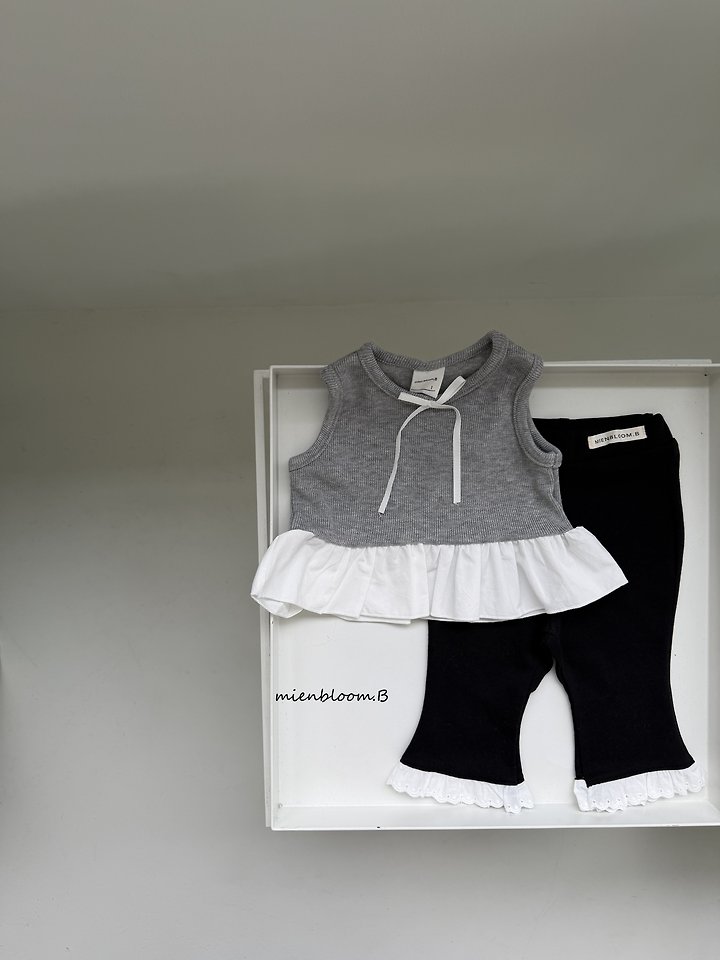 Mienbloom B - Korean Children Fashion - #fashionkids - Kids Lua Ribbon Tee - 8