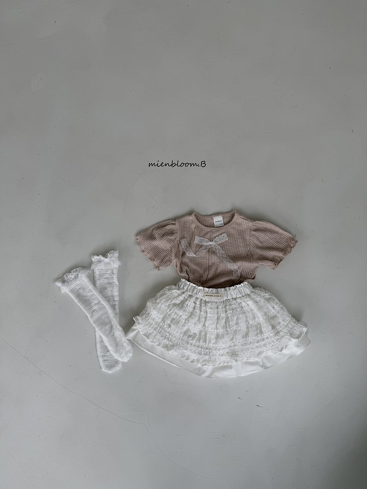 Mienbloom B - Korean Children Fashion - #kidsshorts - Kids Tencel Skirt - 6
