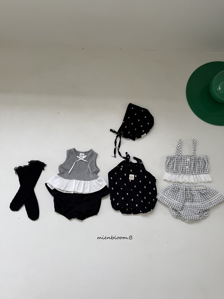 Mienbloom B - Korean Children Fashion - #kidsshorts - Kids Lua Ribbon Tee - 9