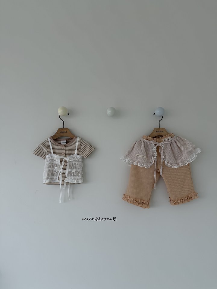 Mienbloom B - Korean Children Fashion - #kidsstore - Kids Easy Frill Pants - 3