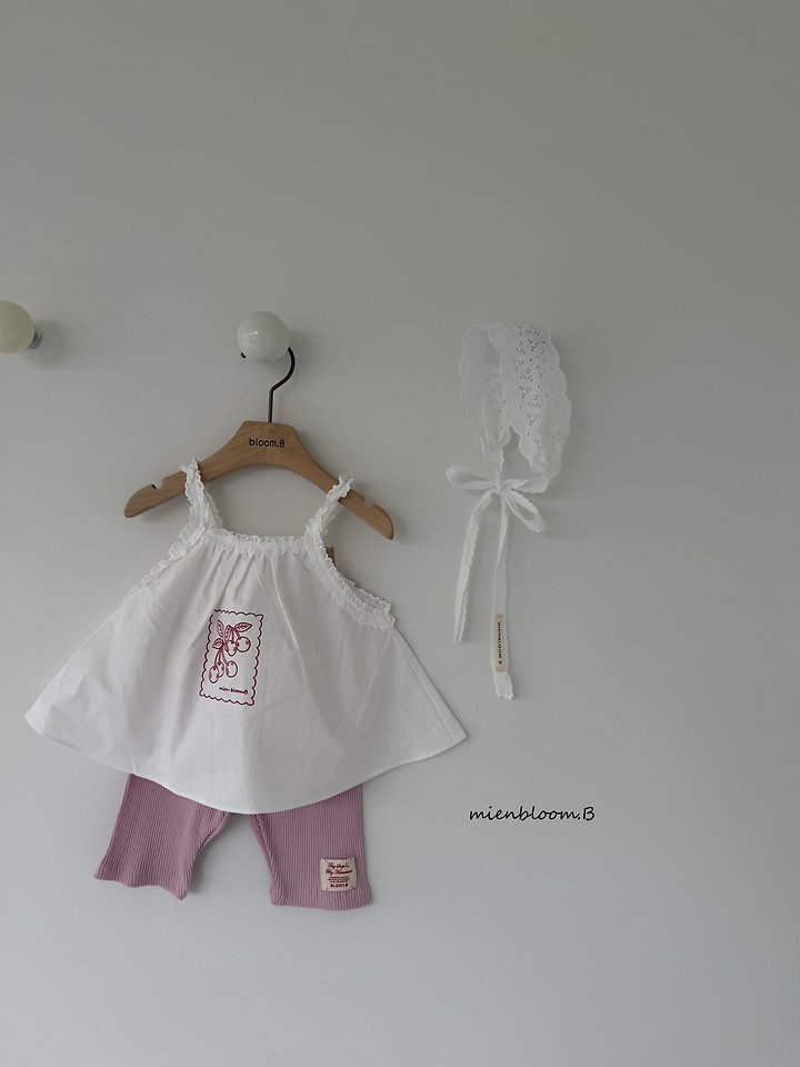 Mienbloom B - Korean Children Fashion - #magicofchildhood - Kids Cherry Lace Blouse - 9