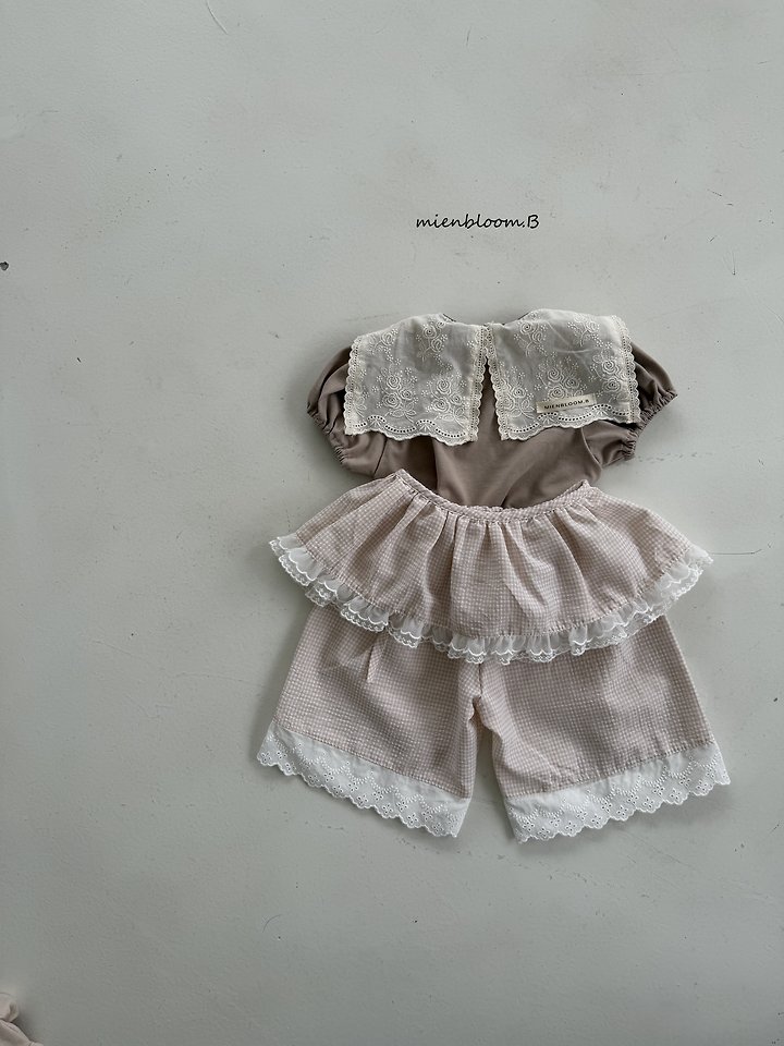 Mienbloom B - Korean Children Fashion - #magicofchildhood - Kids Lace Sailor Tee - 8