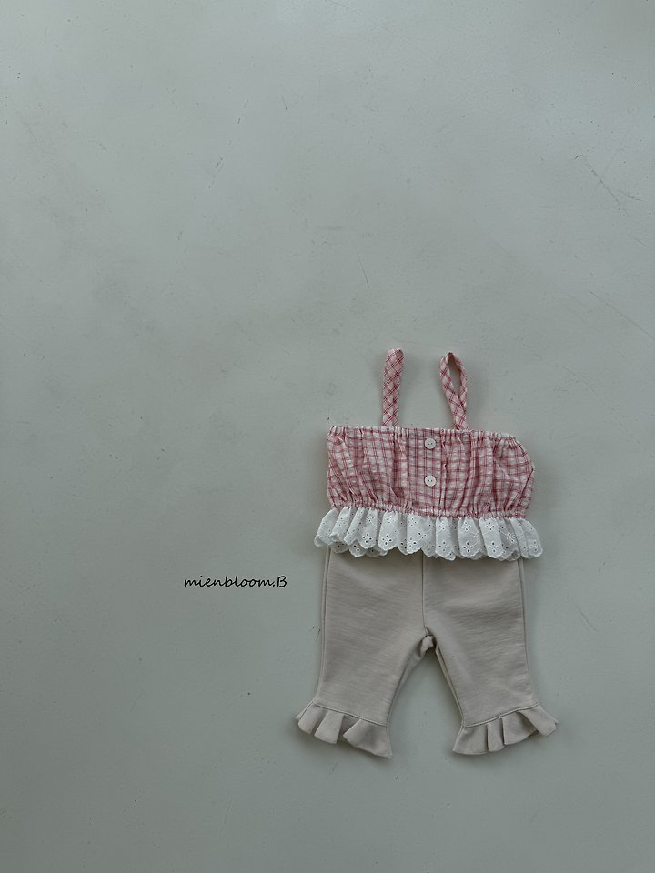 Mienbloom B - Korean Children Fashion - #magicofchildhood - Kids Check Bustier - 12