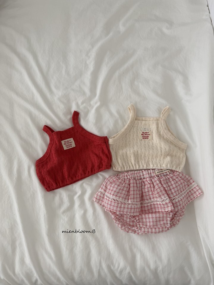 Mienbloom B - Korean Children Fashion - #minifashionista - Kids Leaf Knit Sleeveless - 9