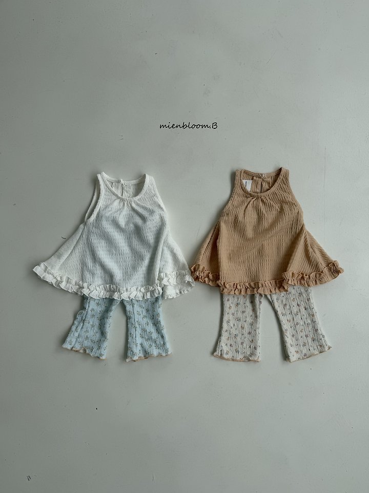Mienbloom B - Korean Children Fashion - #prettylittlegirls - Kids Flower Bootcut - 5
