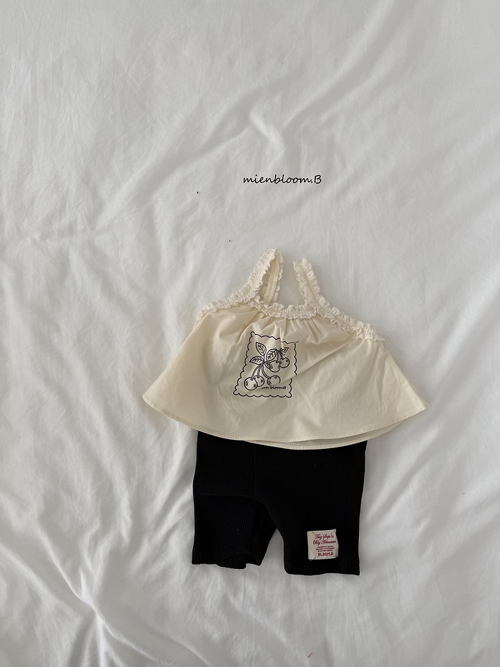 Mienbloom B - Korean Children Fashion - #todddlerfashion - Kids Cherry Lace Blouse - 12