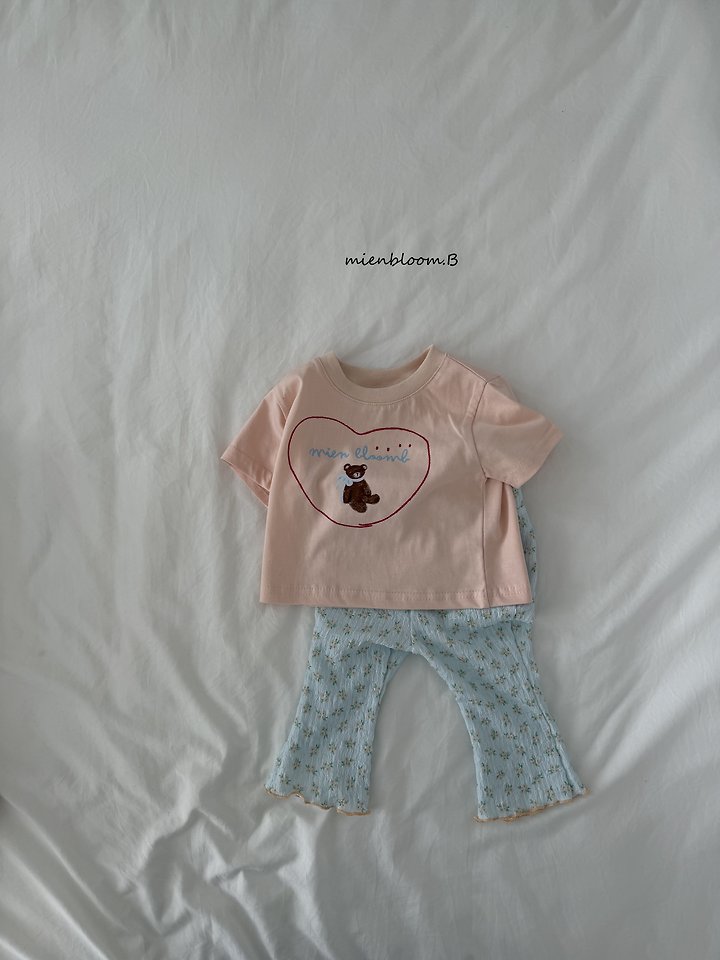 Mienbloom B - Korean Children Fashion - #toddlerclothing - Kids Flower Bootcut - 7