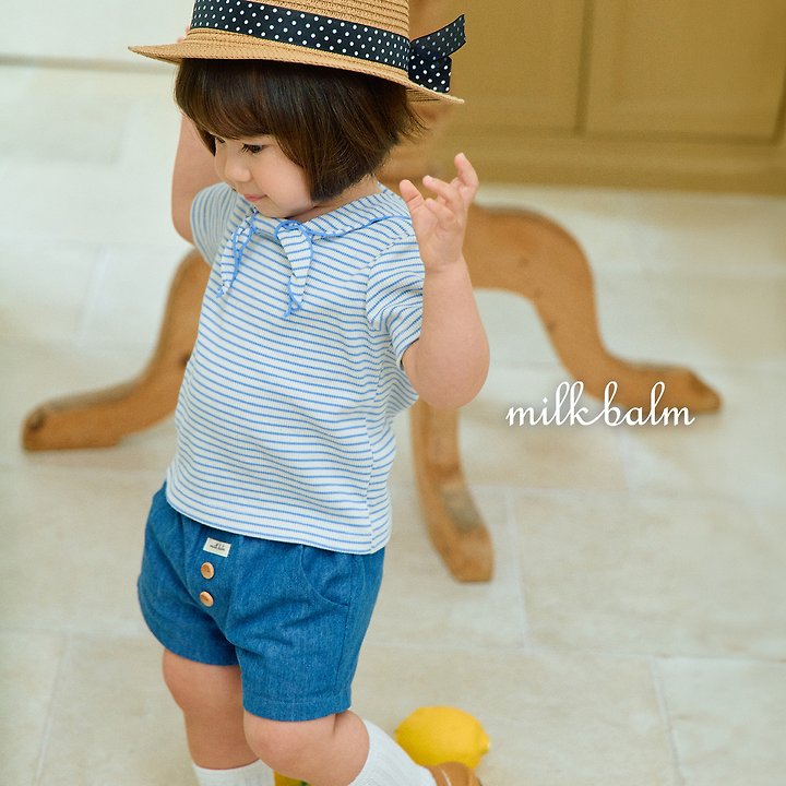 Milk Balm - Korean Baby Fashion - #babyboutique - Eloy Denim Shorts - 6