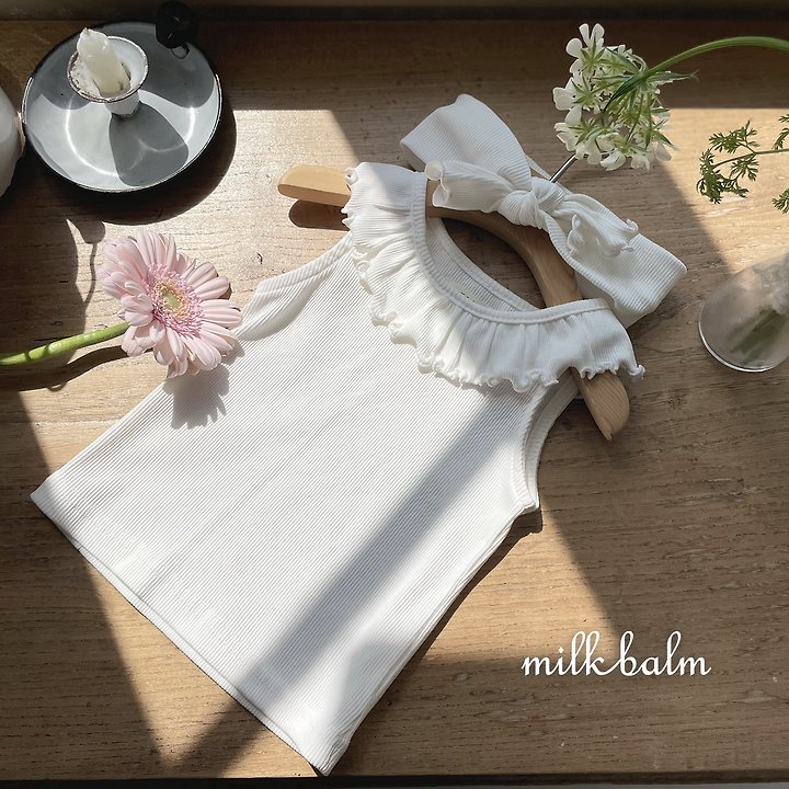 Milk Balm - Korean Baby Fashion - #babyboutique - Jenny Frill Tee - 3