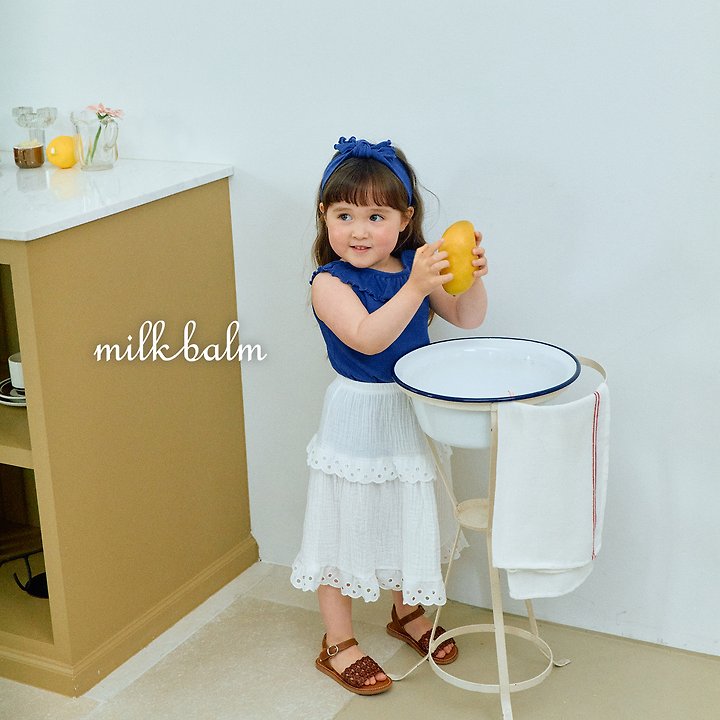 Milk Balm - Korean Baby Fashion - #babyboutique - Pure Punching Skirt - 12