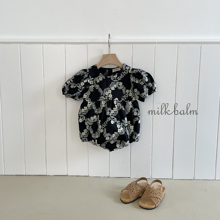 Milk Balm - Korean Baby Fashion - #babyboutique - Rosa Embroidered Suit - 12