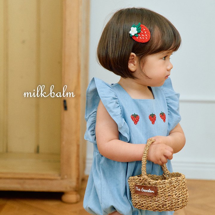 Milk Balm - Korean Baby Fashion - #babyboutique - Strawberry Hairpin - 3