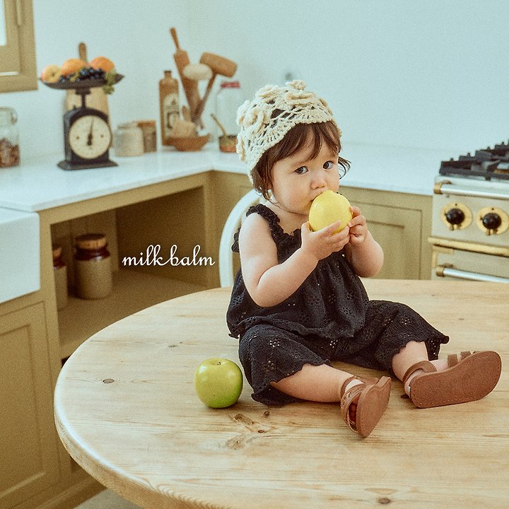 Milk Balm - Korean Baby Fashion - #babyboutique - Punching Smocking Set-up - 11