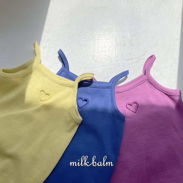 Milk Balm - Korean Baby Fashion - #babyboutiqueclothing - Heart Ribbed Suit - 2