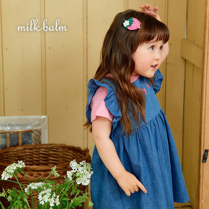 Milk Balm - Korean Baby Fashion - #babyboutique - Strawberry Hairpin - 4