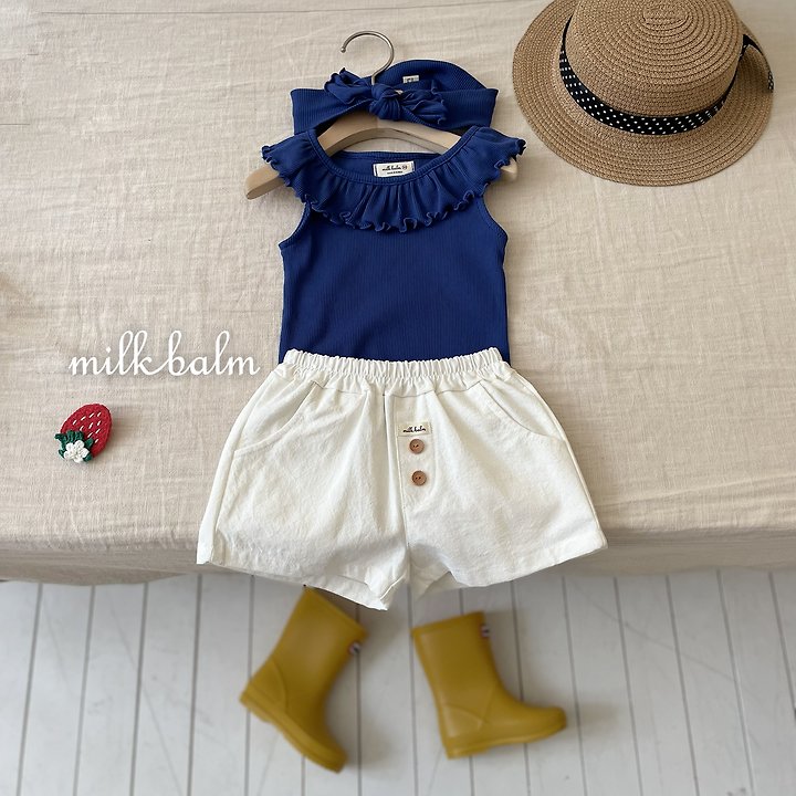 Milk Balm - Korean Baby Fashion - #babyclothing - Jenny Frill Tee - 5