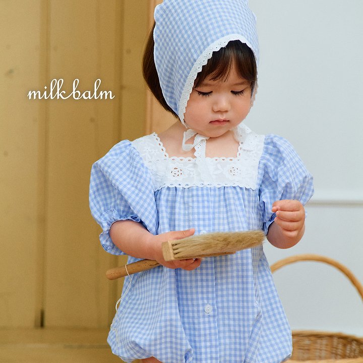 Milk Balm - Korean Baby Fashion - #babyclothing - Ivy Check Suit - 3