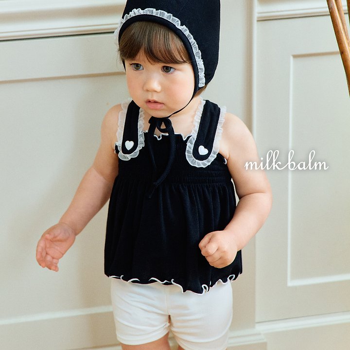 Milk Balm - Korean Baby Fashion - #babyclothing - Bella Smocking Swimsuit Set (Top+Bottom) - 7