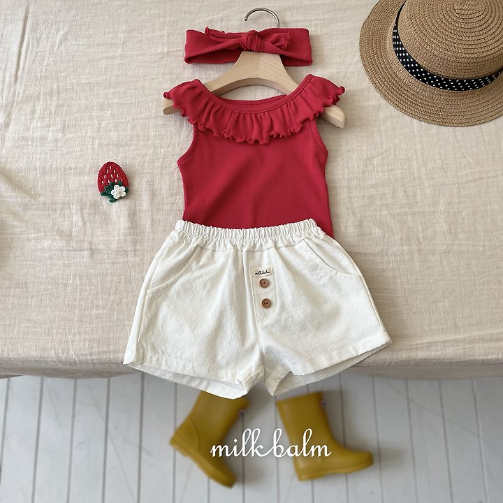 Milk Balm - Korean Baby Fashion - #babyfashion - Jenny Frill Tee - 6