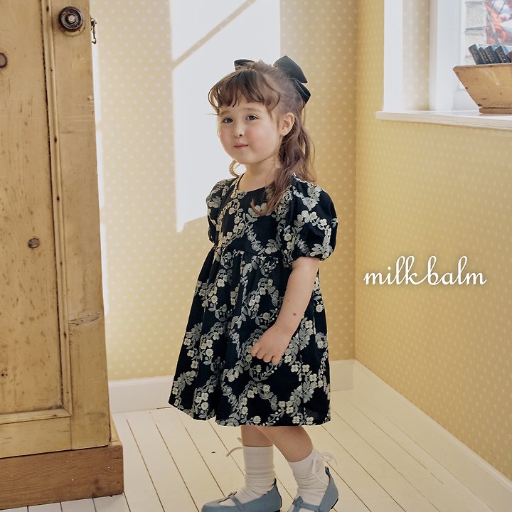 Milk Balm - Korean Baby Fashion - #babyfashion - Rosa Embroidered One-piece