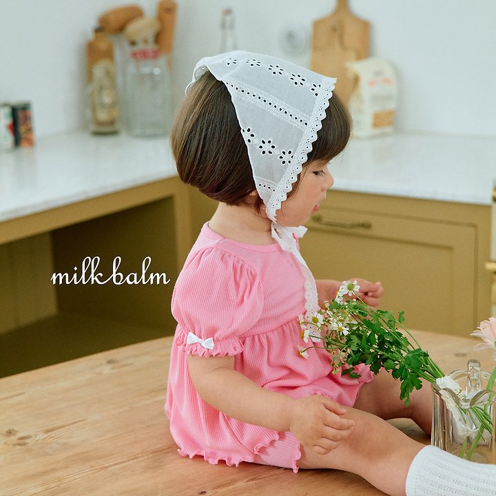 Milk Balm - Korean Baby Fashion - #babyfashion - Ivy Headscarf - 5