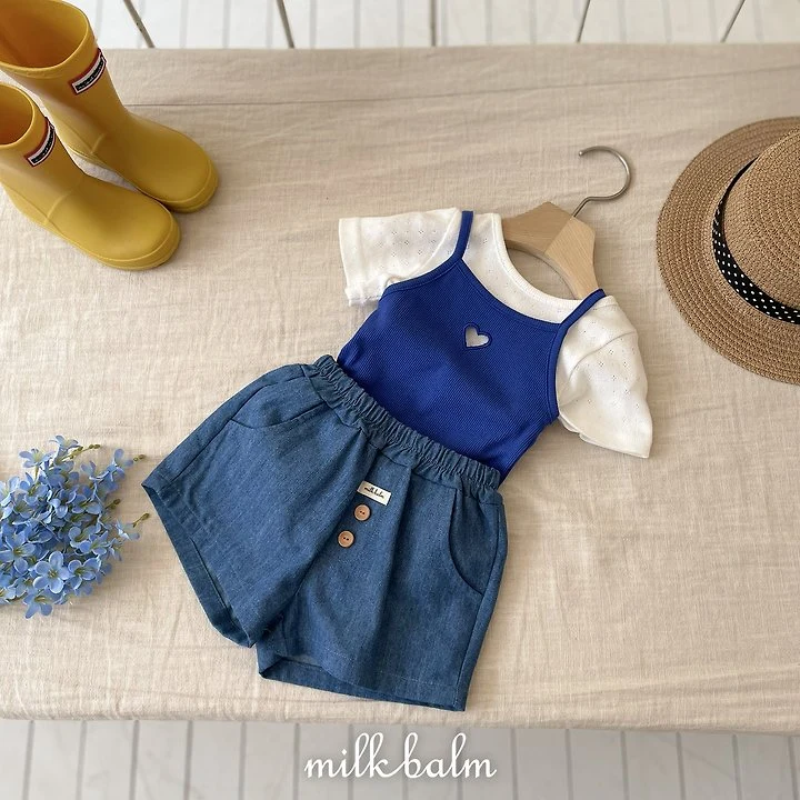 Milk Balm - Korean Baby Fashion - #babyfever - Eloy Denim Shorts - 10