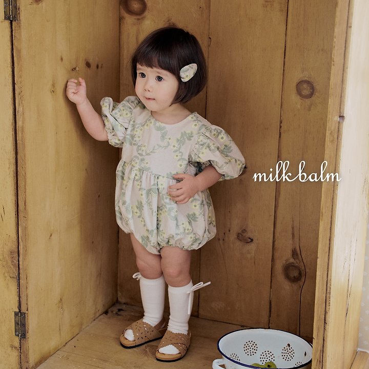 Milk Balm - Korean Baby Fashion - #babyfever - Rosa Embroidered Suit