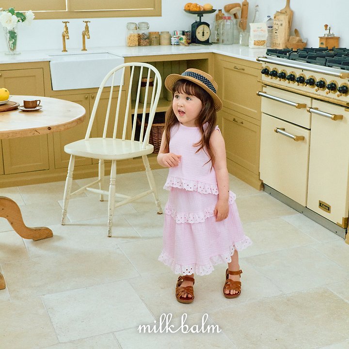 Milk Balm - Korean Baby Fashion - #babygirlfashion - Pure Punching Blouse