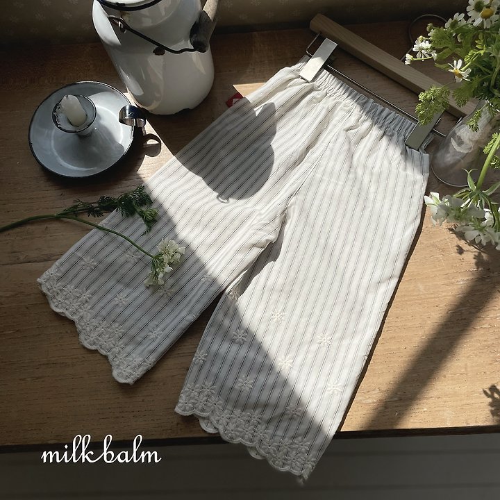 Milk Balm - Korean Baby Fashion - #babygirlfashion - Jenny Scallop Pants