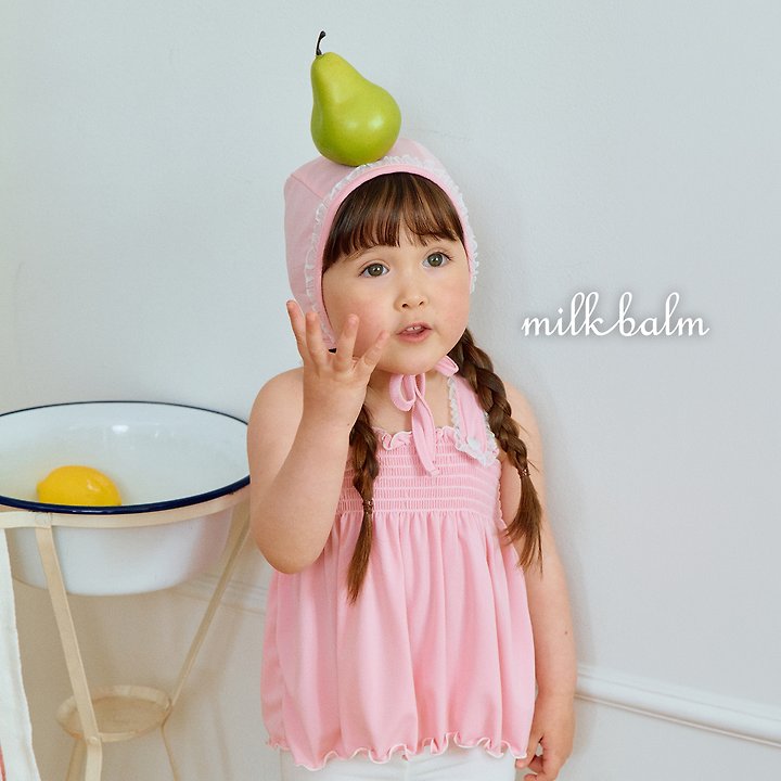 Milk Balm - Korean Baby Fashion - #babygirlfashion - Bella Smocking Swimsuit Set (Top+Bottom) - 10