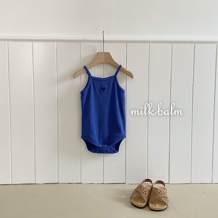 Milk Balm - Korean Baby Fashion - #babylifestyle - Heart Ribbed Suit - 7