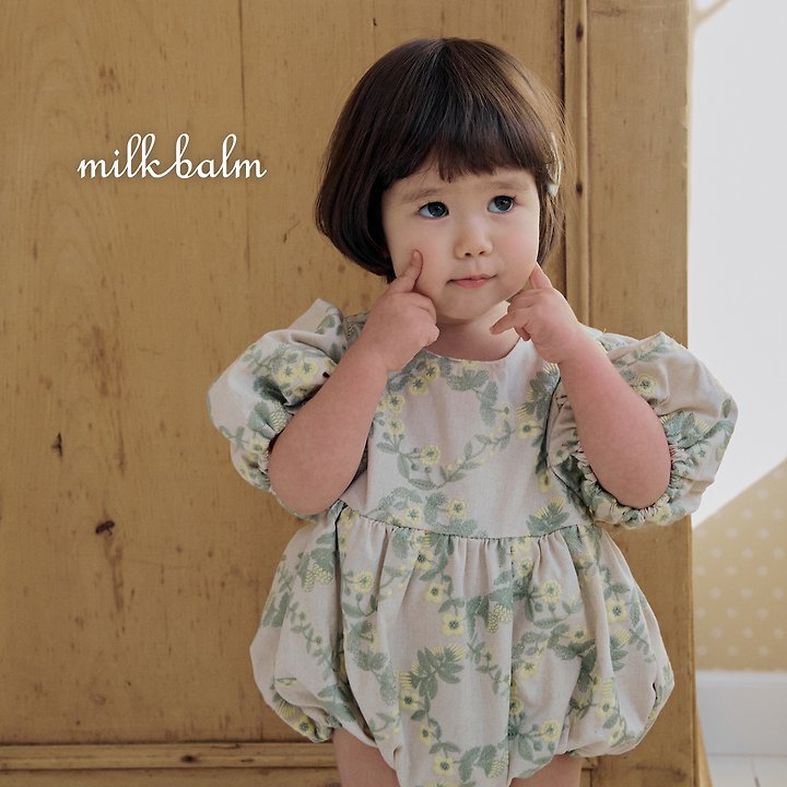Milk Balm - Korean Baby Fashion - #babylifestyle - Rosa Embroidered Suit - 3