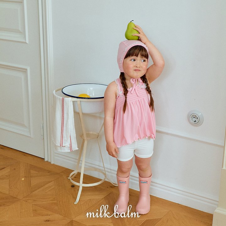 Milk Balm - Korean Baby Fashion - #babylifestyle - Bella Smocking Swimsuit Set (Top+Bottom) - 11