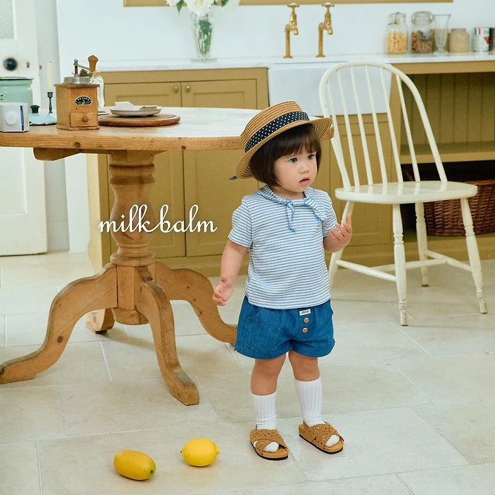 Milk Balm - Korean Baby Fashion - #babyoninstagram - Sailor Short Sleeve Tee - 11
