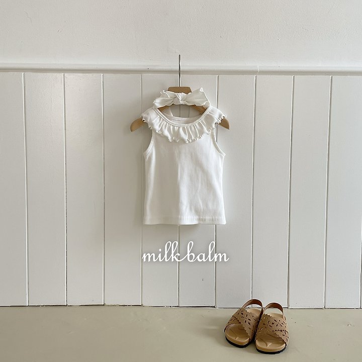 Milk Balm - Korean Baby Fashion - #babyoninstagram - Jenny Frill Tee - 10