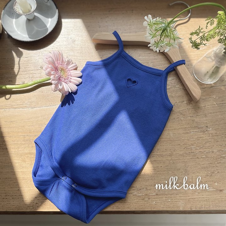 Milk Balm - Korean Baby Fashion - #babyoninstagram - Heart Ribbed Suit - 8