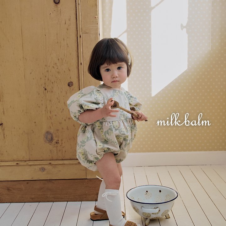 Milk Balm - Korean Baby Fashion - #babylifestyle - Rosa Embroidered Suit - 4