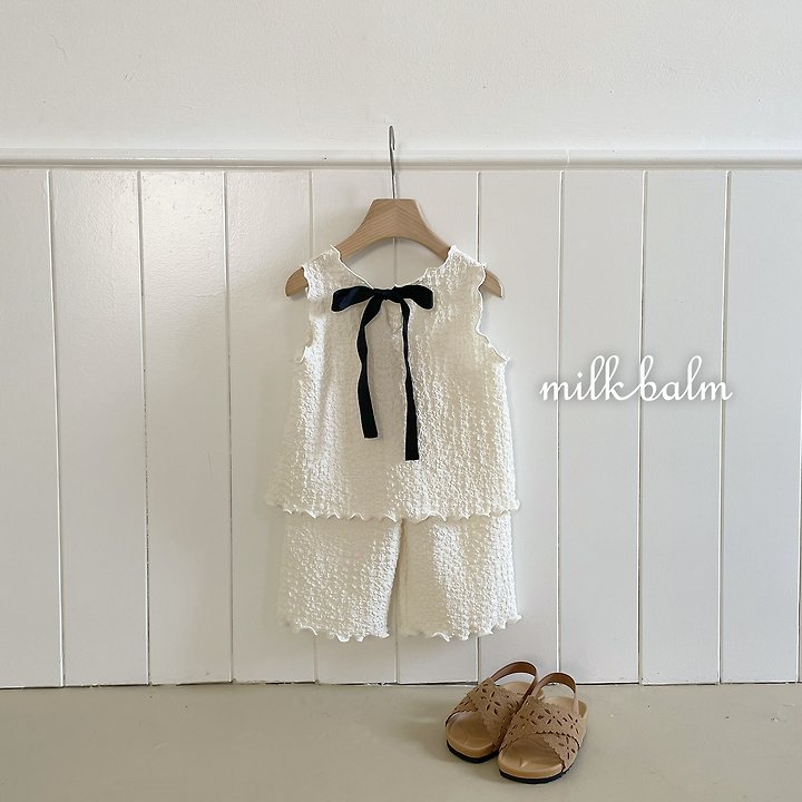 Milk Balm - Korean Baby Fashion - #babyoninstagram - Bring Sleeveless Set-up - 5