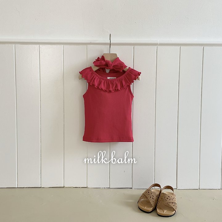 Milk Balm - Korean Baby Fashion - #babyootd - Jenny Frill Tee - 11
