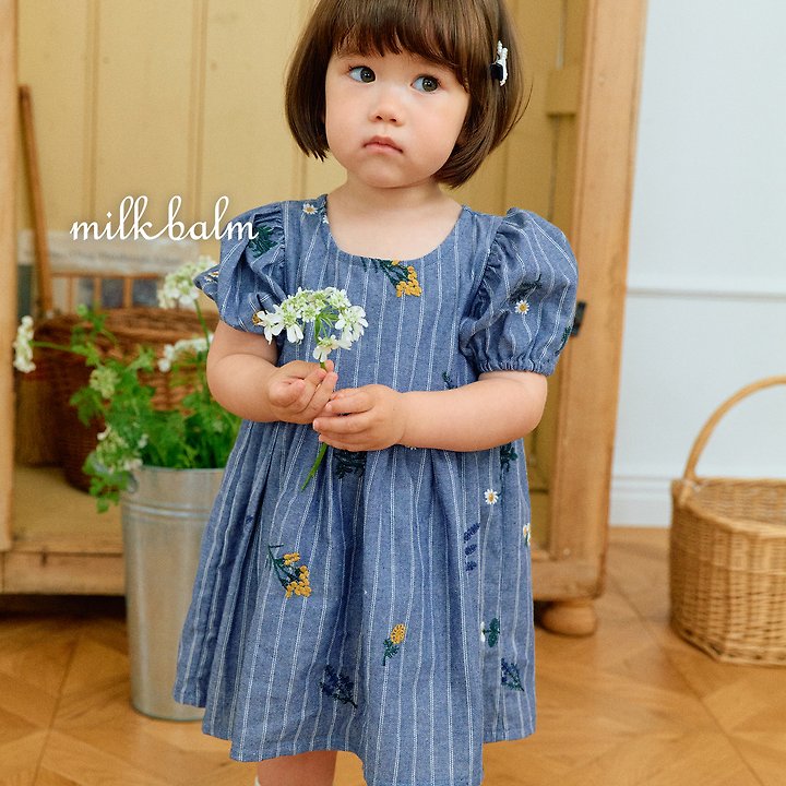 Milk Balm - Korean Baby Fashion - #babyootd - Provence One-piece