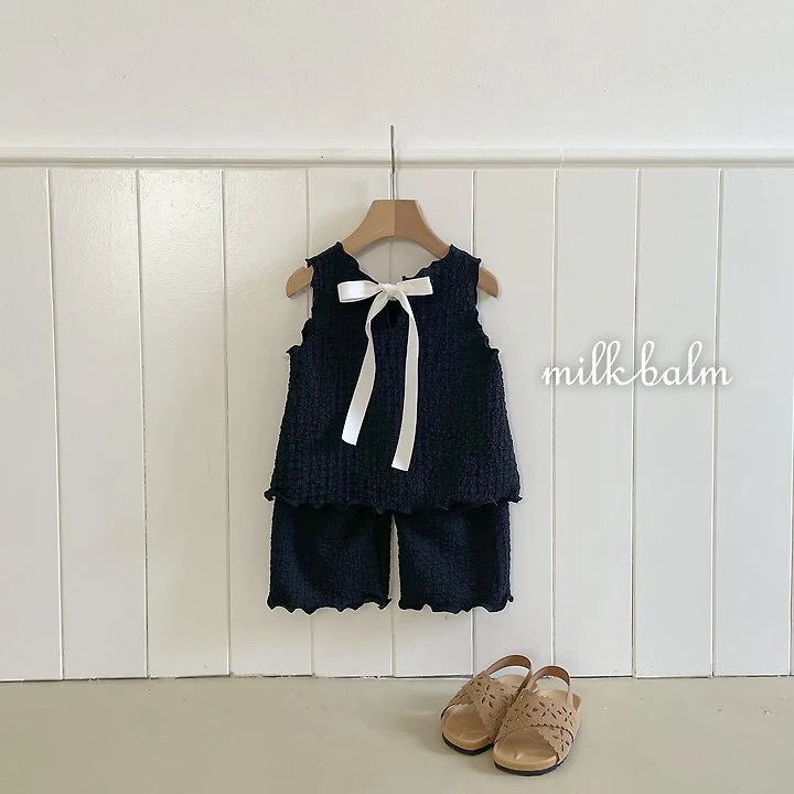 Milk Balm - Korean Baby Fashion - #babyootd - Bring Sleeveless Set-up - 6