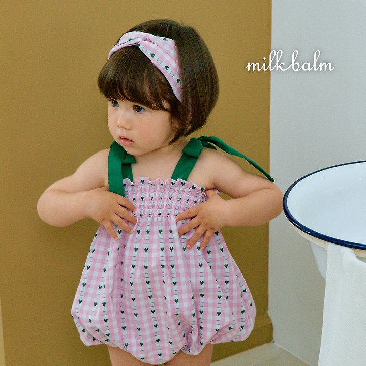 Milk Balm - Korean Baby Fashion - #babyoutfit - Coco Smocking Suit