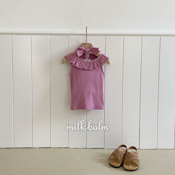 Milk Balm - Korean Baby Fashion - #babyoutfit - Jenny Frill Tee - 12