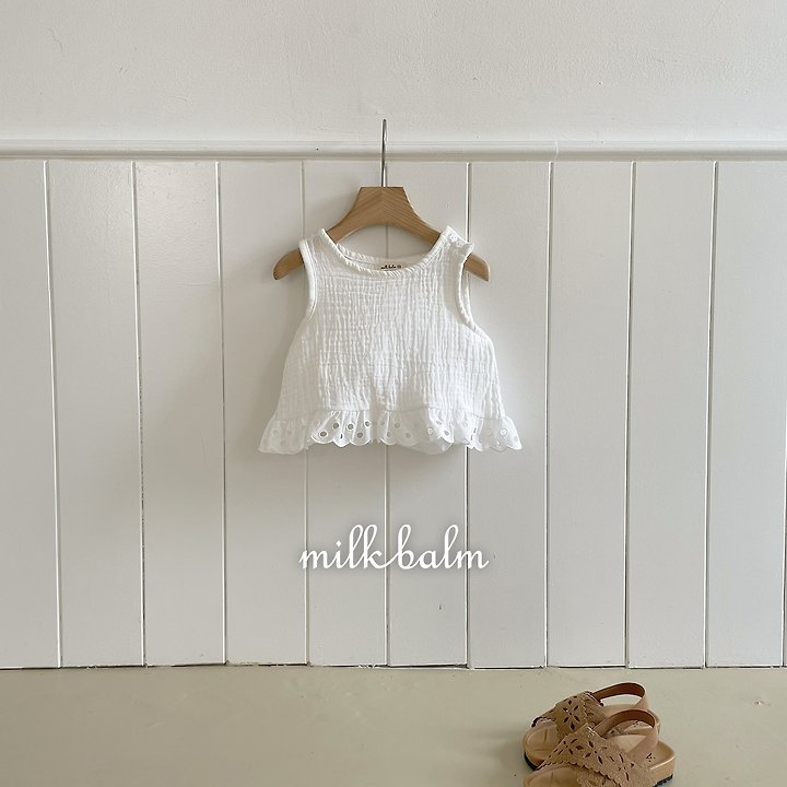 Milk Balm - Korean Baby Fashion - #babyoutfit - Pure Punching Blouse - 6