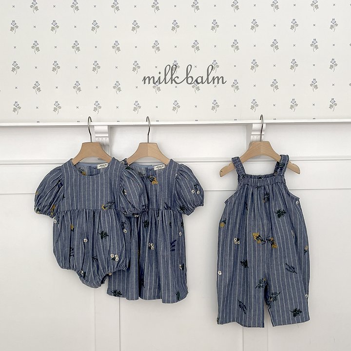 Milk Balm - Korean Baby Fashion - #babyoutfit - Provence Overalls - 3
