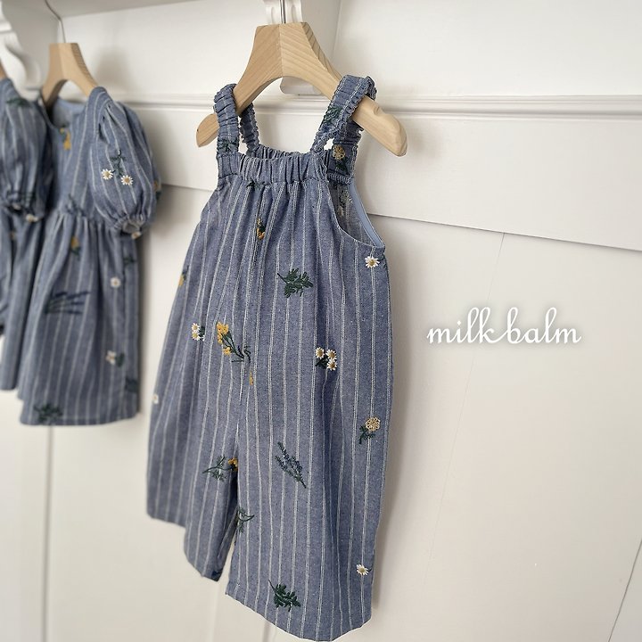 Milk Balm - Korean Baby Fashion - #babyoutfit - Provence Overalls - 4