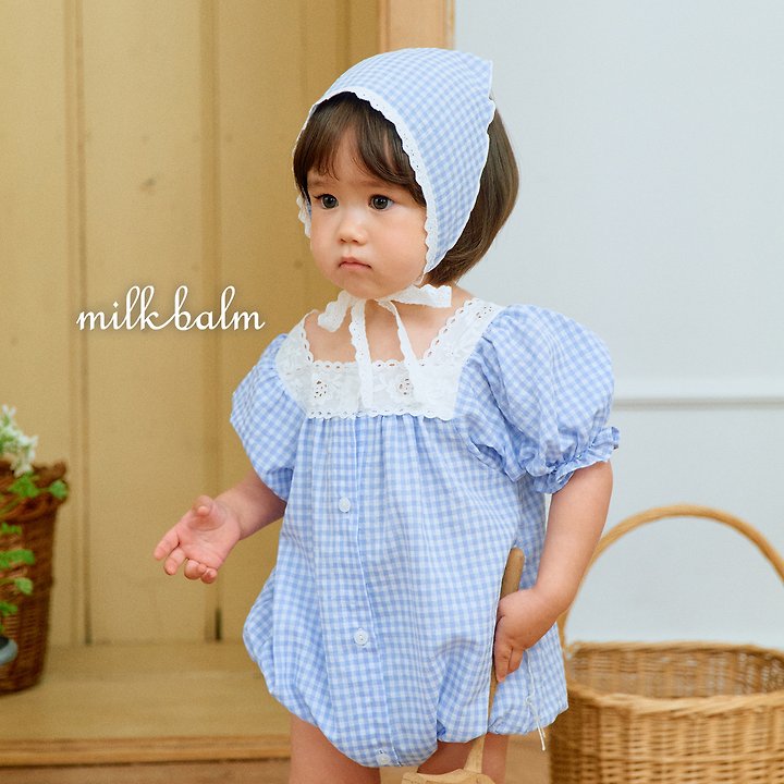 Milk Balm - Korean Baby Fashion - #babyoutfit - Ivy Check Suit - 11